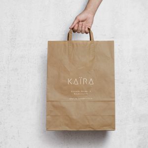 diseño bolsa papel kaira hondarribia